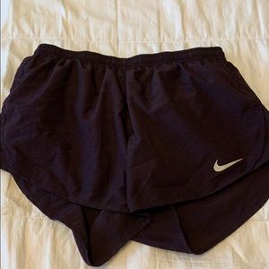 Nike Running Tempo Dri Fit Eggplant Shorts
